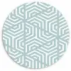 Design - Geometrie - Patroon - Driehoek Wandcirkel plexiglas klein 852 -3d