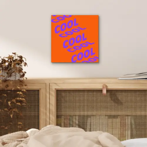 Cool - Paars - Oranje aluminium wit klein -sfeer3