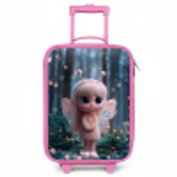 Fairy - Bos - Glitters Kinderkoffer - Roze klein -3d