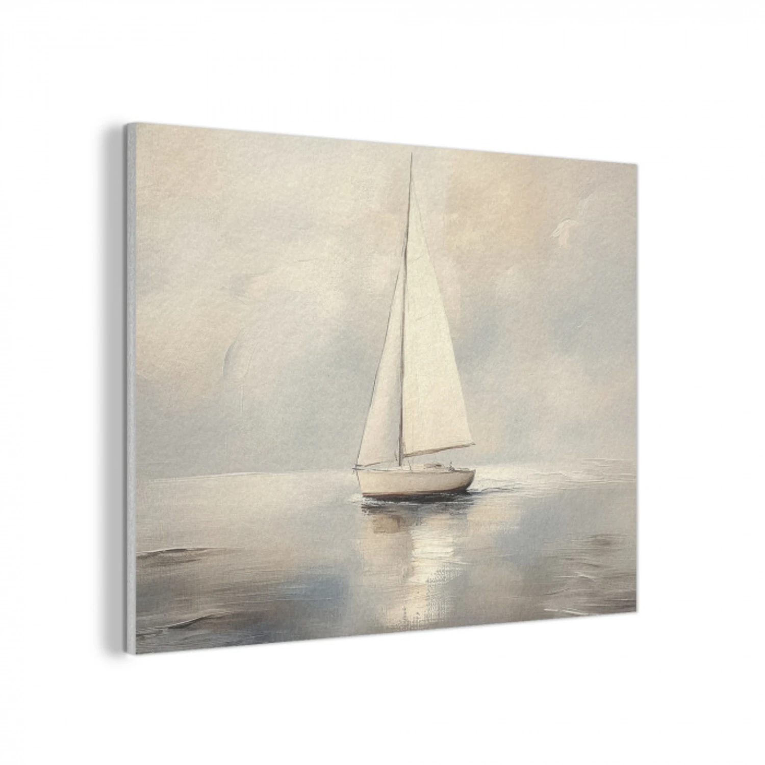Zeilschip - Zee - Bewolkt PET vilt klein -3d