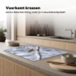 Vogel - Tak - Sneeuw - Winter Inductie beschermer vinyl 3mm klein -sfeer1