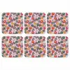 Cassette - Patroon - Roze onderzetter kurk middel 366 -3d