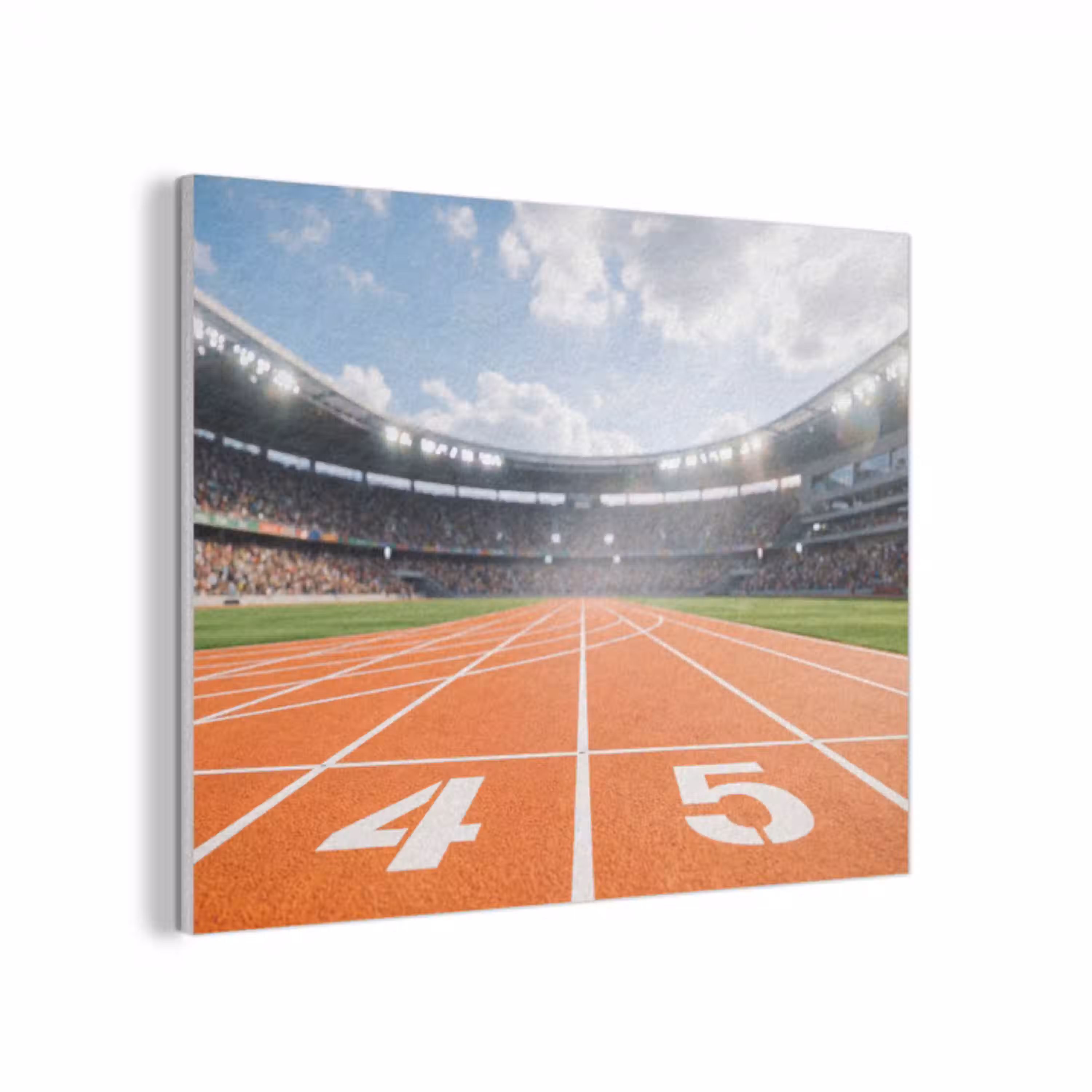 Sintelbaan - Stadion - Sport -Oranje PET vilt klein -3d