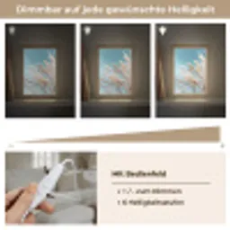 Siergras - Wind - Lichtbruin Light Box met kabel (Tafellamp) klein -USP_dimbaarDE