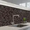 Donker - Grijs - Patroon keuken achterwand 2 middel 871 -3d_schuin