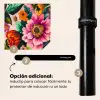 Bloemen - Kleurrijk - Roze Inductie beschermer vinyl 3mm middel -zzzzzzz-induclip_ES