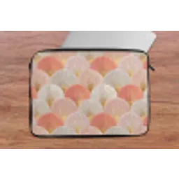 Waaiers - Goud - Roze laptophoes neopreen klein 279 -tafel