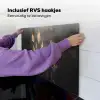 Siergras - Pluimen - Verlichting - Zwart Inductie beschemer met haakjes middel -ky-ophangen-nl