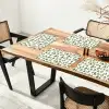Rood - Bieten - Blad - Patroon Placemat vinyl groot 368 -zzsfeer4_Kitchenyeah-website