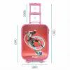 Voetbal - Jongen - Rood - Lichtcirkel Kinderkoffer - Roze klein -productfoto_formaten