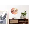 Vogels - Romantic - Bloesemtak Wandcirkel aluminium klein -kantoor