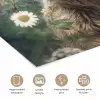 Bruine beer - Wilde dieren - Bloemen - Planten poster papier klein -closeup_NL