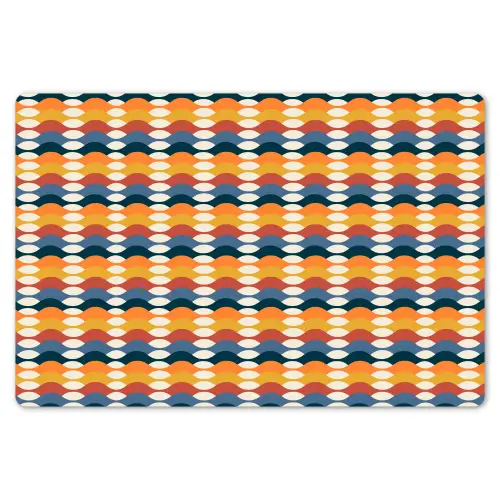 Retro - Disco - Golven Placemat vinyl groot 368 -zzsfeer1_Kitchenyeah-website