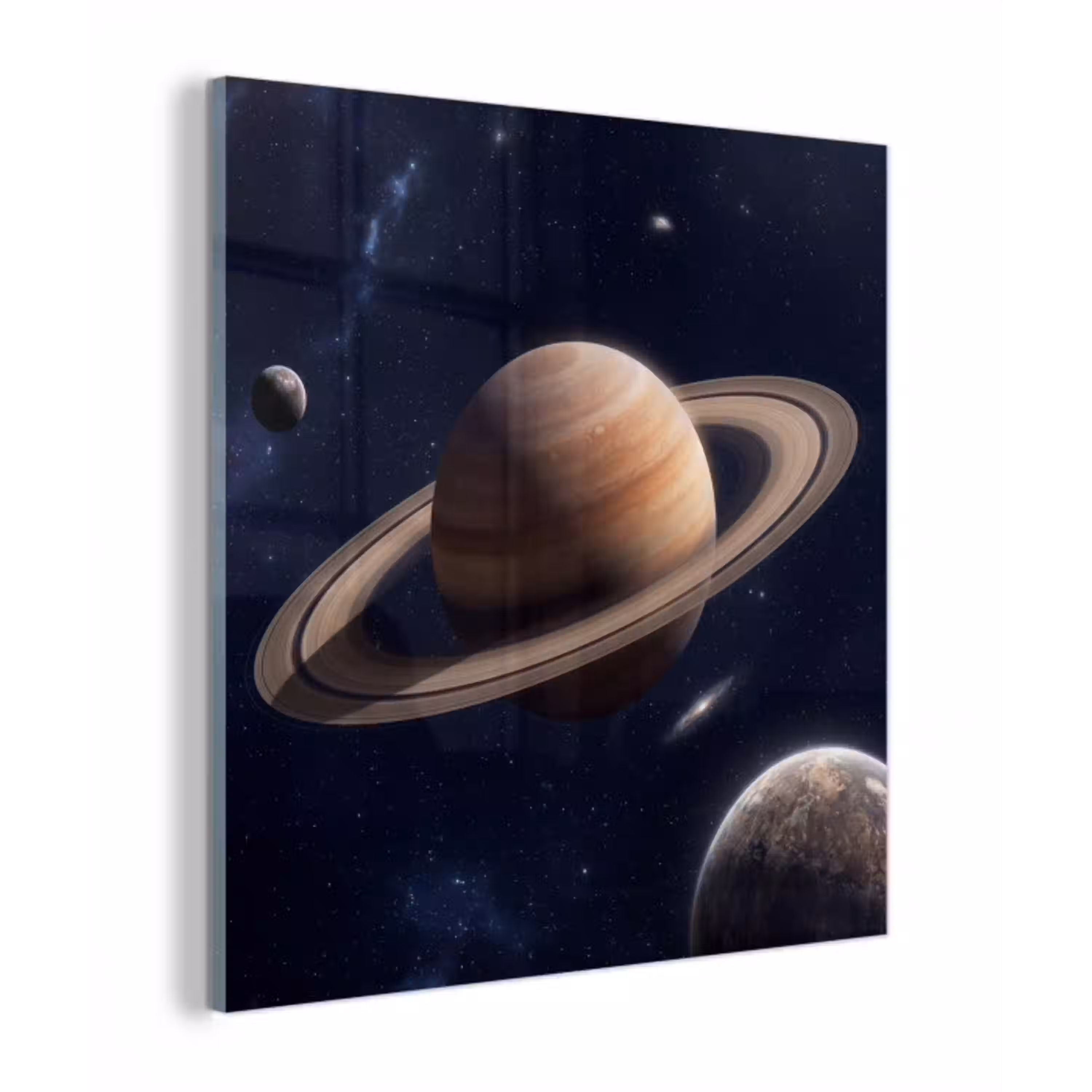 Planeten - Saturnus - Ruimte plexiglas 5mm klein -z3d