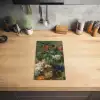 Stilleven met bloemen - Schilderij van Jan van Huysum Inductie beschermer vinyl 3mm middel -sfeer5