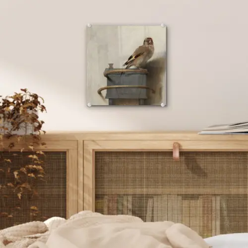 Het puttertje - Carel Fabritius plexiglas 5mm klein -sfeer4