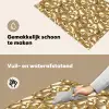 Abstract - Modern - Goud Inductie beschemer met haakjes klein 777 -ky-schoon-nl