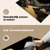 Gouden rivier - Bergen - Maan - Sterrenhemel Inductie beschemer met haakjes middel -ky-schoon-nl