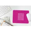 Focus on the good - Roze - wit muismat rubber klein -witbureau