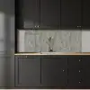 Boog - Goud - Blauw keuken achterwand 2 middel 871 -sfeer1