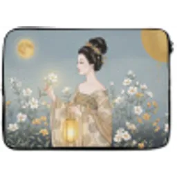 Aziatisch - Vrouw - Kimono laptophoes neopreen klein -zkaufland3dotto
