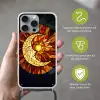 Mozaïek - Glas - Maan - Donkerblauw Hoesje iPhone 16 Pro Max met koord klein -sfeer2_DE