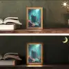 Schip - Hout - Koraalriffen - Zonlicht Light Box met kabel (Tafellamp) klein -sfeer3
