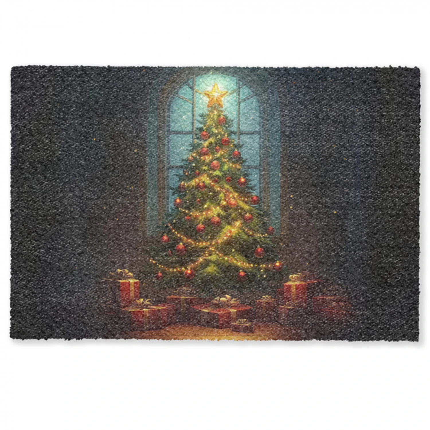 Kerstboom - Cadeau - Kerst - Winter Deurmat klein -zkaufland3d