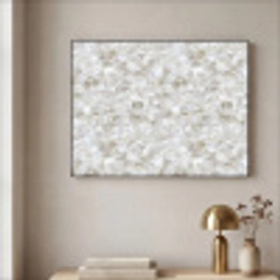 Wit - Penseelstreken - Reliëfeffect Textielframe zwart klein 947 -sfeer2