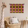 Abstract - Bloemen - Roze Wandkleed katoen klein 269 -wsfeer5_kind