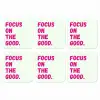 Focus on the good - Beige - Roze onderzetter kurk middel -3d