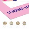 Envelop - Love - Hartjes - Valentijn poster papier klein -closeup_NL
