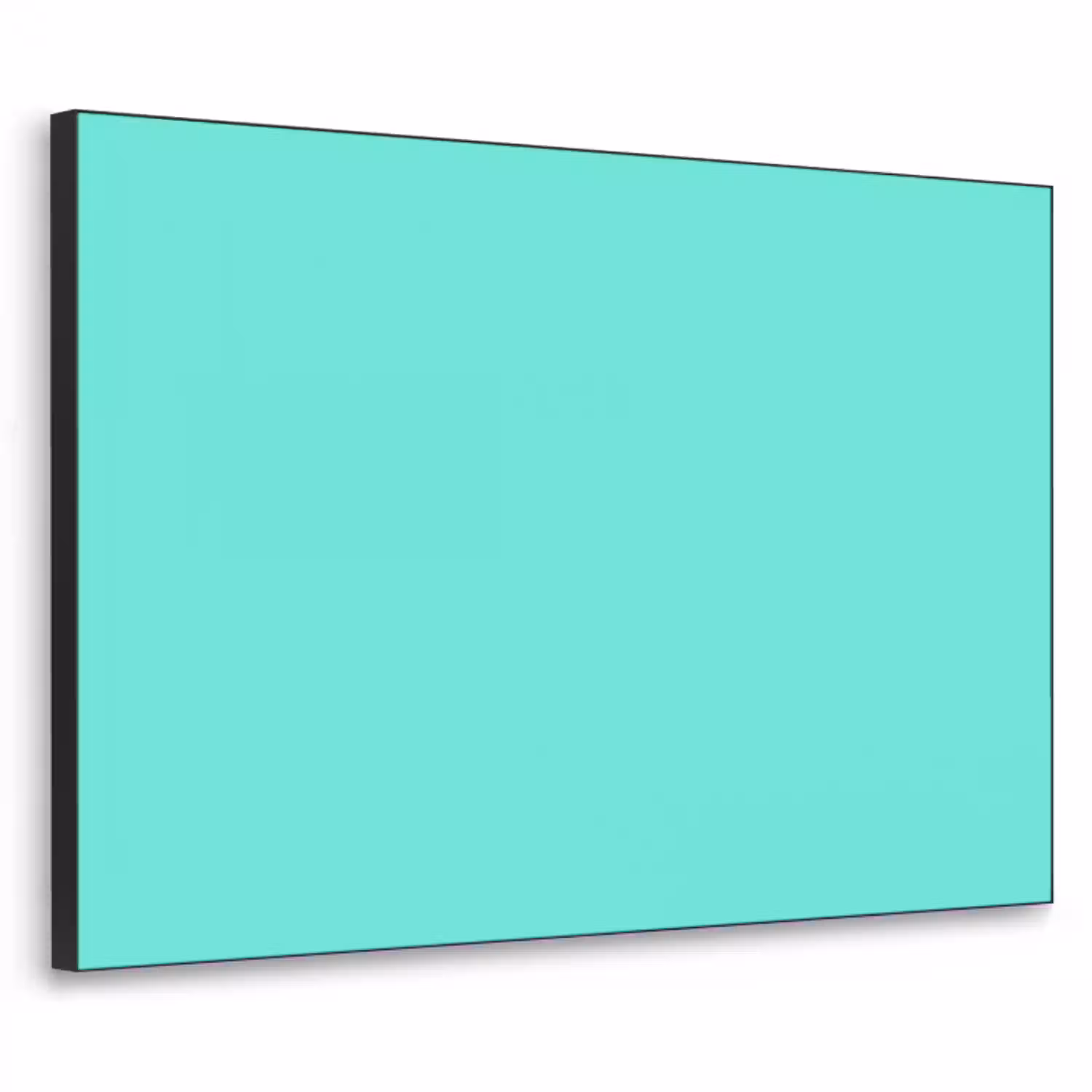 Electric - Cyan - Turkoois Textielframe zwart klein 947 -3d