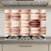 Macarons - Beige - Bruin keuken achterwand spatscherm klein -3d_website