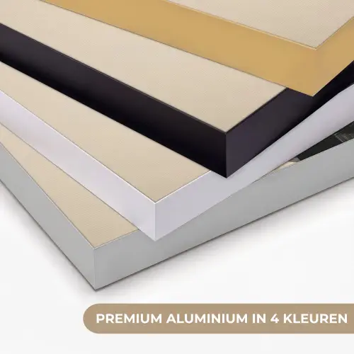 Cirkels - Lijnen - Vormen - Zwart Textielframe zwart klein -USP_kleurenNL