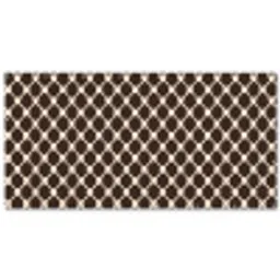 Bruin - Ruitpatroon - Geometrisch Balkonbeschermer Duitsland klein 596 -zz_3d