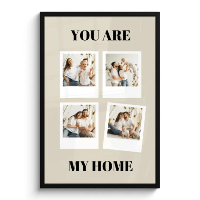 Foto in lijst - You are my home