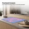 Chill - Roze - Blauw - Golvend Inductie beschermer vinyl 3mm klein -sfeer1