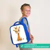 Baby giraffe Kinderrugzak - Blauw middel -sfeer3_NL