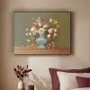 Neutral - Bloemen - Boeket - Vaas Textielframe zwart klein -sfeer1