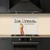 Ice cream - Softijs - Kleurrijk - Kers keuken achterwand spatscherm klein -sfeer1