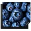 Bessen - Blauw - Fruit Inductie beschermer vinyl 3mm middel -3d