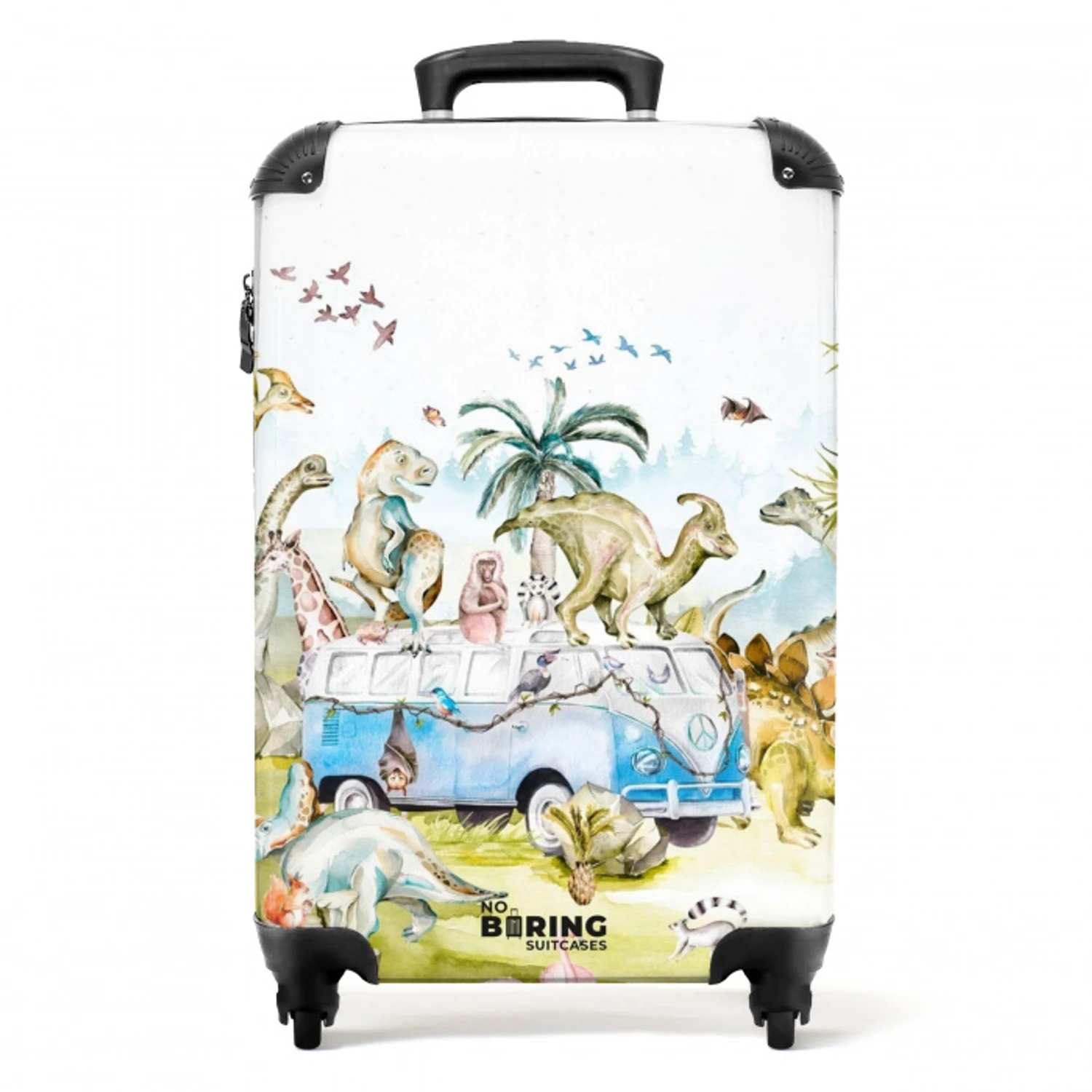 Dino safari NBS - Handbagage koffer - Unisex middel -productfoto_recht