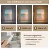 Zonsondergang - Strand - Zee - Zomer - Blauw Light Box met kabel (Tafellamp) klein -USP_lichtkleurNL