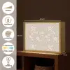 Bloemen - Blaadjes - Patroon Light Box met batterij (Wandlamp) middel 907 -USP_websiteoverzichtNL