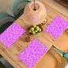 Mintgroen - Roze - Vlekken - Patroon Placemat vinyl groot 368 -zzsfeer5_Kitchenyeah-website