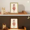 Paard - Galop - Bruin - Stippen Light Box met kabel klein -sfeer3_kind