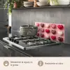 Macarons - Hartjes - Kleurrijk - Roze keuken achterwand spatscherm klein -usp_ES