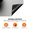 Biljartbal - Getal - Acht - Wit Inductie beschermer vinyl 3mm klein -zzzzzzz-td-onderkant