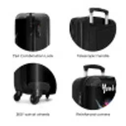 Schotse Hooglander als Graffiti Art NBS - Handbagage koffer - Kinderen Unisex middel zzzzzzzbolletjes_ENG